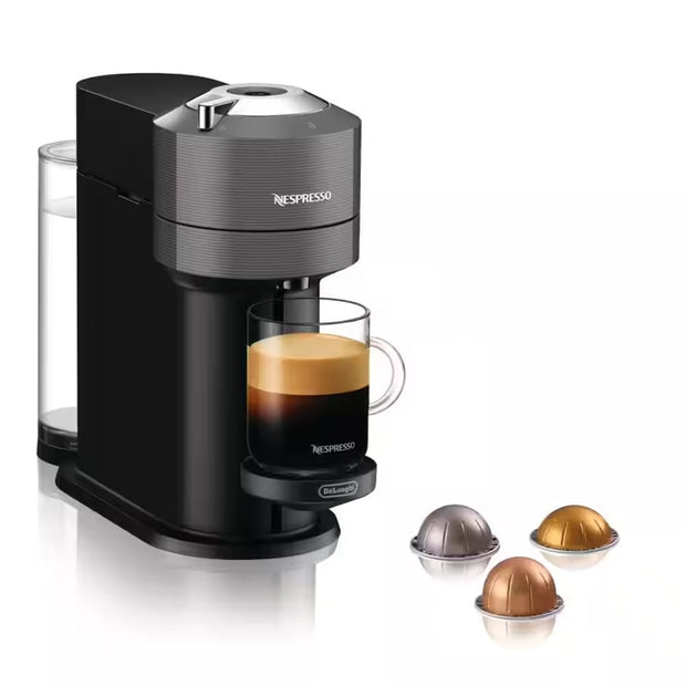 Delonghi Nespresso Vertuo Next Capsule Coffee Machine in Grey - ENV120GY