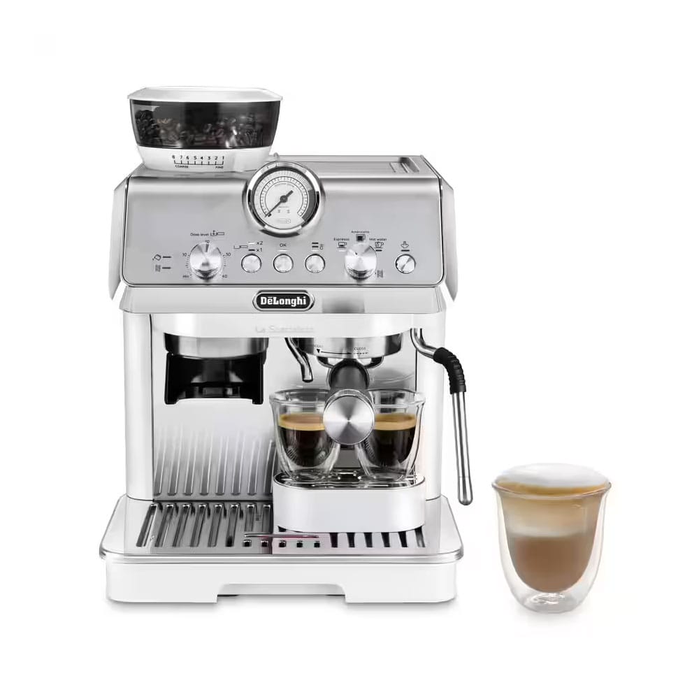 Delonghi La Specialista Arte Assisted Espresso Coffee Machine in White EC9155W