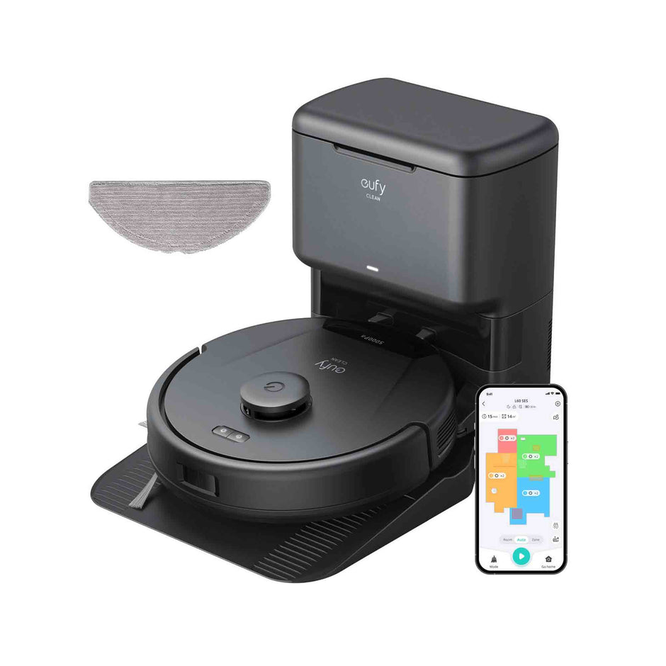 Eufy L60 Hybrid Robot Vacuum with Self Empty Station T2278V11