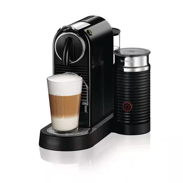 Delonghi Nespresso Citiz Espresso Coffee Machine with Milk Frother in Black - EN267BAE