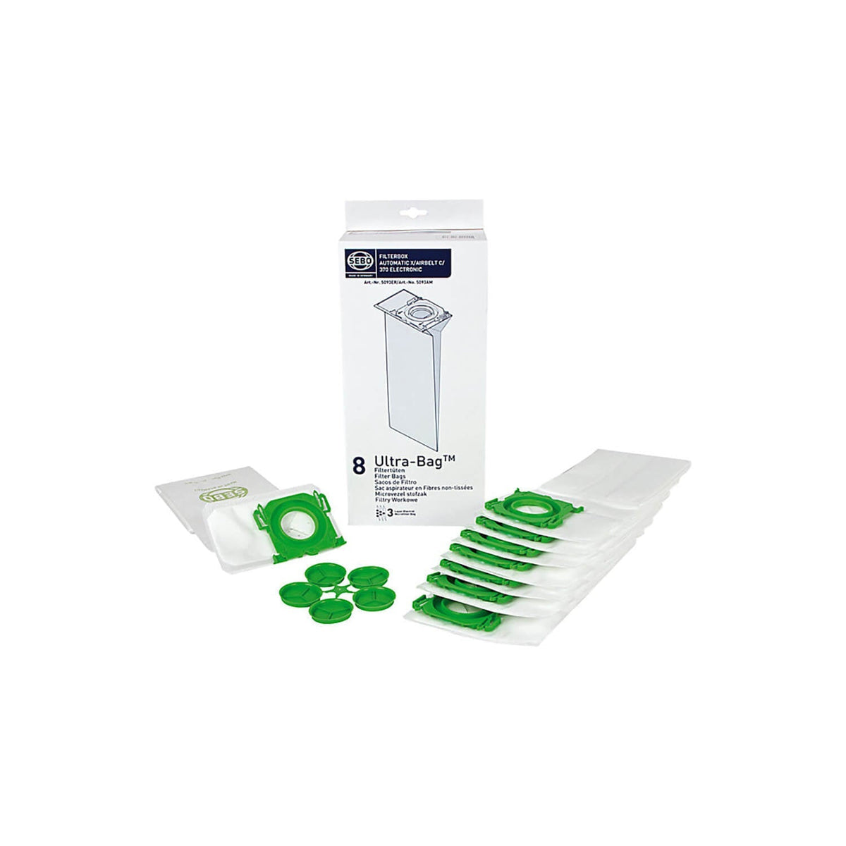 Sebo SEBO-5093ER 8 Bags Set