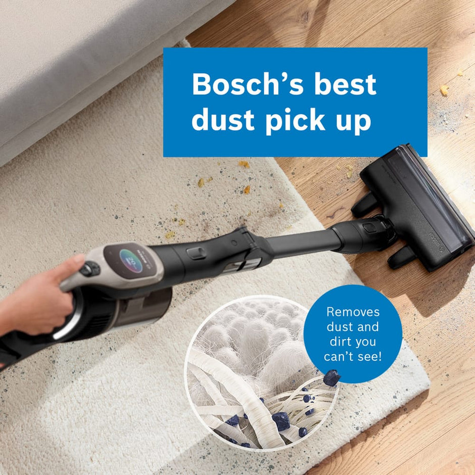 Bosch Unlimited 10 Cordless Vacuum Cleaner with up to 80 Minutes Run Time - BBS1041GGB