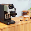 Beko CaffeExperto Manual Espresso Machine with Steam Wand in Silver - CEP5304X