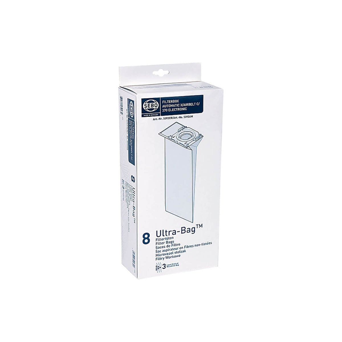 Sebo SEBO-5093ER 8 Bags Set