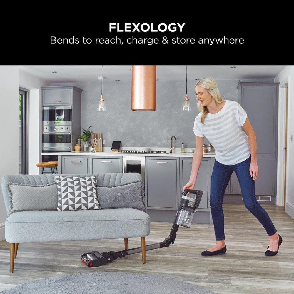 Shark Stratos Cordless Stick Vacuum Cleaner - 120 Minutes Run Time - Silver IZ420UKT