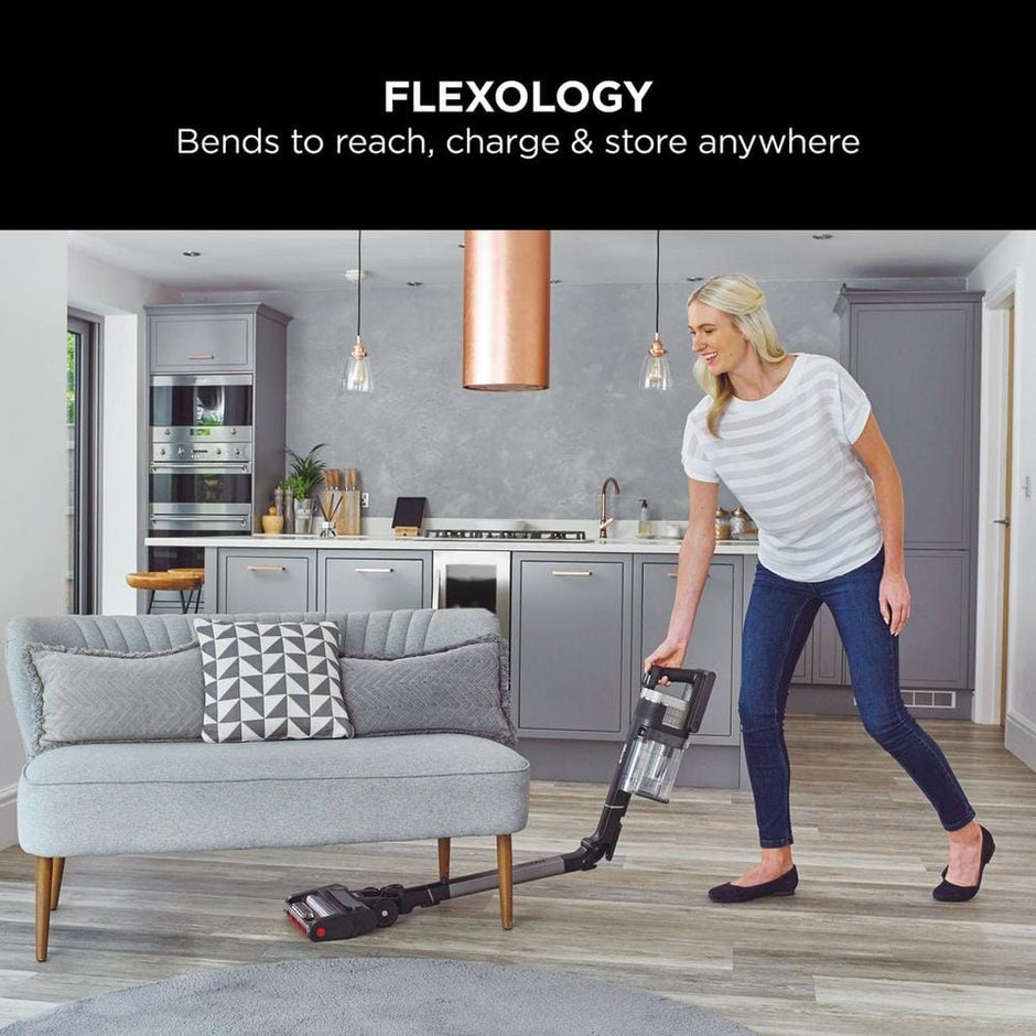 Shark Stratos Cordless Stick Vacuum Cleaner - 120 Minutes Run Time - Silver IZ420UKT