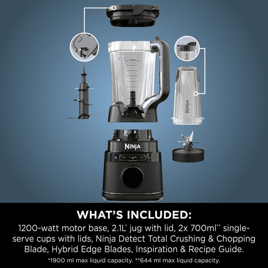 Ninja Detect Duo Power Blender Pro Plus Single Serve - TB301UK