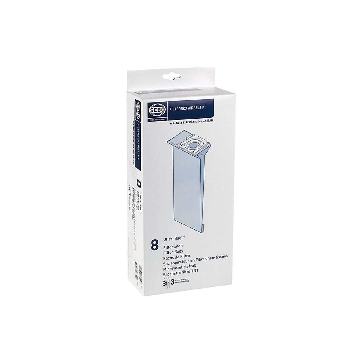 Sebo SEBO-6629ER 8 Bags for K series (Cylinder)