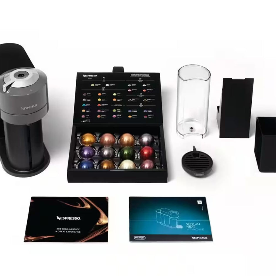 Delonghi Nespresso Vertuo Next Capsule Coffee Machine in Grey - ENV120GY