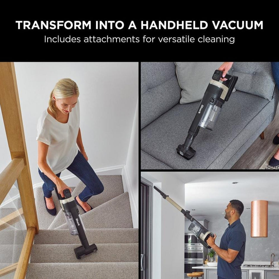 Shark Stratos Cordless Stick Vacuum Cleaner - Pet Pro Model - 60 Minutes Run Time - Copper IZ400UKT