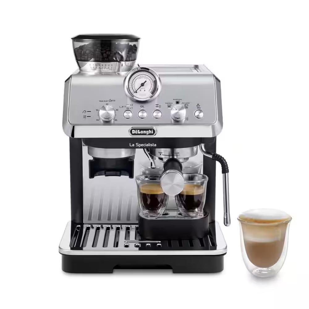 Delonghi La Specialista Arte Assisted Espresso Coffee Machine in Stainless Steel EC9155MB
