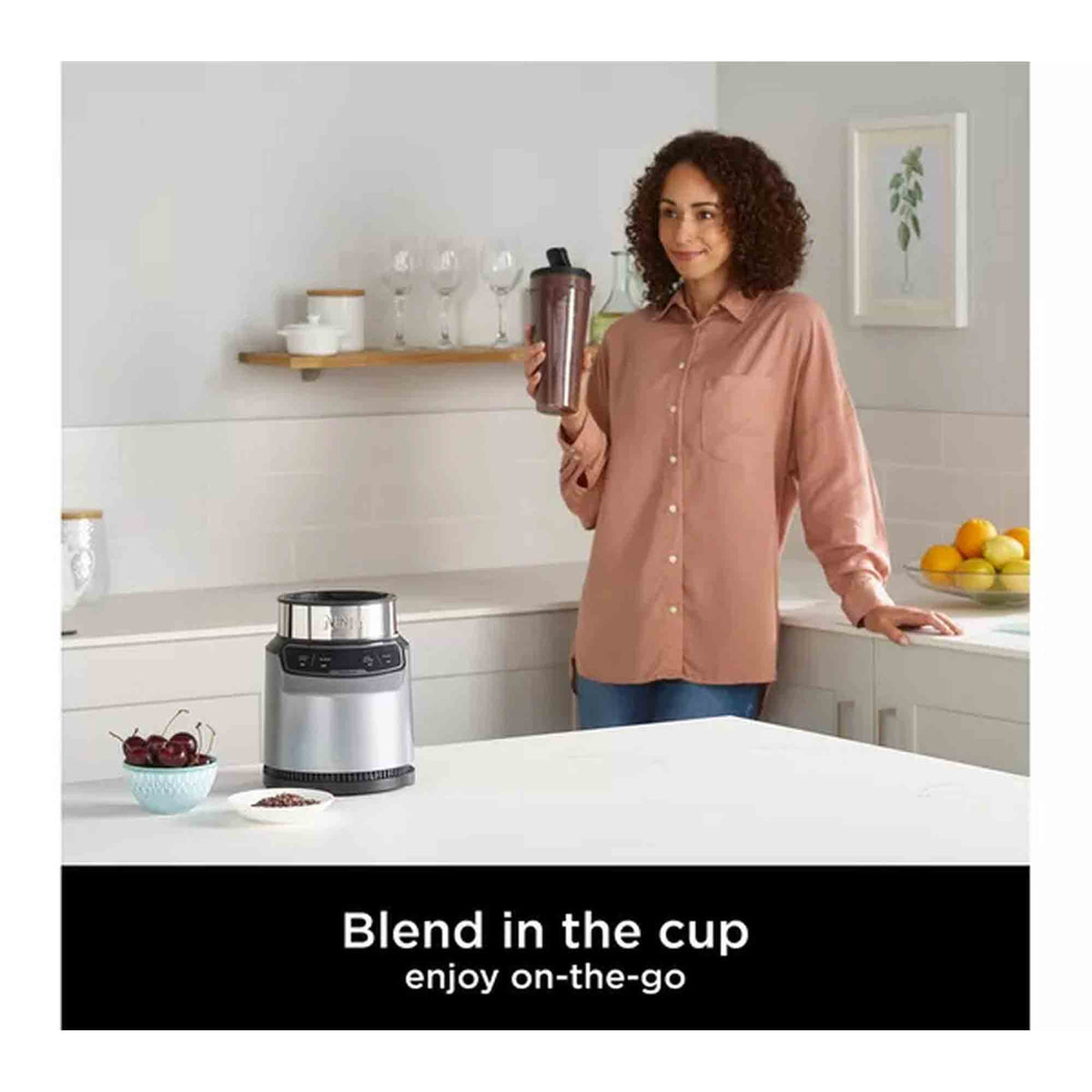 Ninja Motorised Compact Blender with Auto-iQ – BN500UK