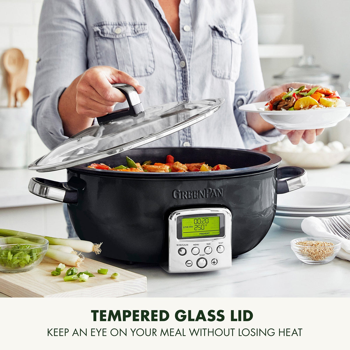 GreenPan 5.6L Omni Cooker in Black – CC005286