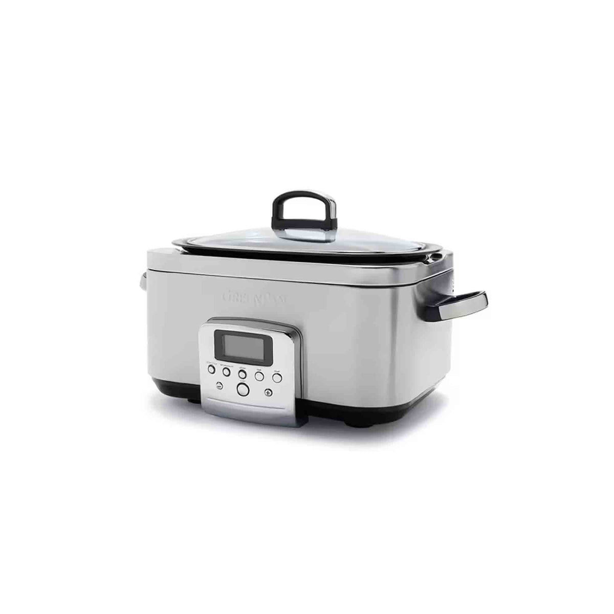 GreenPan 6 Litre Slow Cooker in Stainless Steel – CC005308