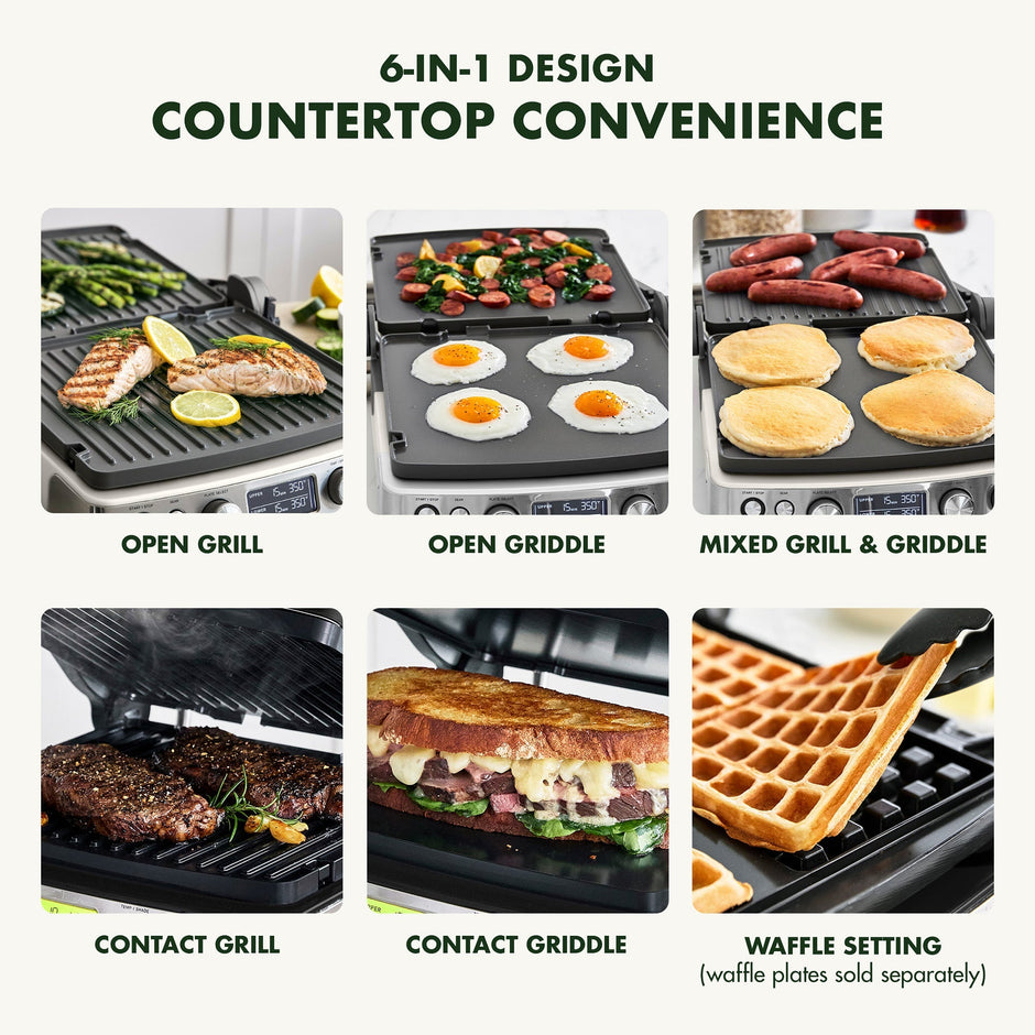 Greenpan Non-Stick 3-in-1 Contact Grill in Blue Haze - CC006581