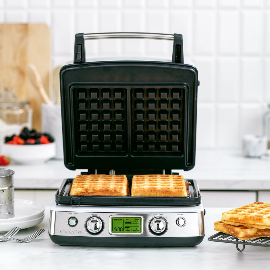 GreenPan Elite Waffle Maker in Blue Haze – CC006586