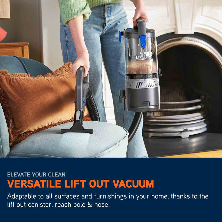 Vax LiftOut Reach Pet Upright Vacuum Cleaner - Graphite / Blue - CDUP-LOXR
