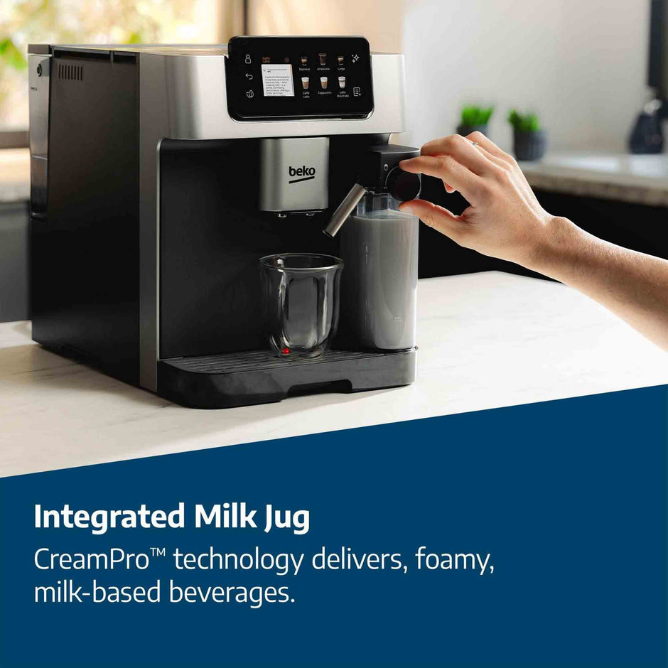 Beko CEG7348X CaffeExperto Bean to Cup Fully Automatic Coffee Machine in Silver