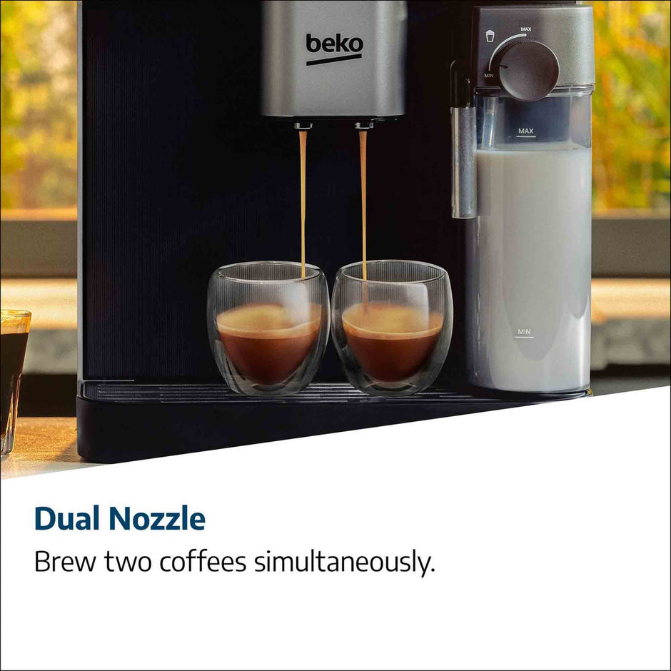 Beko CEG7348X CaffeExperto Bean to Cup Fully Automatic Coffee Machine in Silver