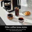 Ninja Prestige Dualbrew System Espresso Machine in Silver and Black - CFN802UK