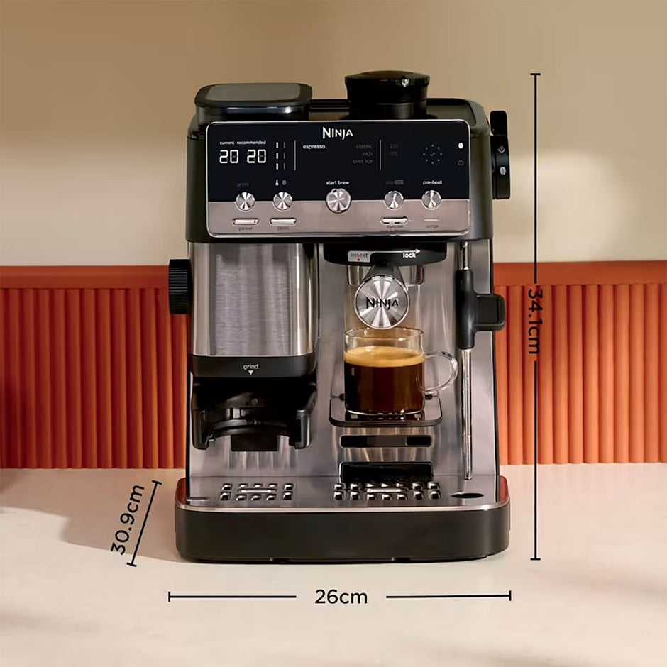 Ninja Luxe Café MINI 2-in-1 Espresso Coffee Machine - Black ES301UK
