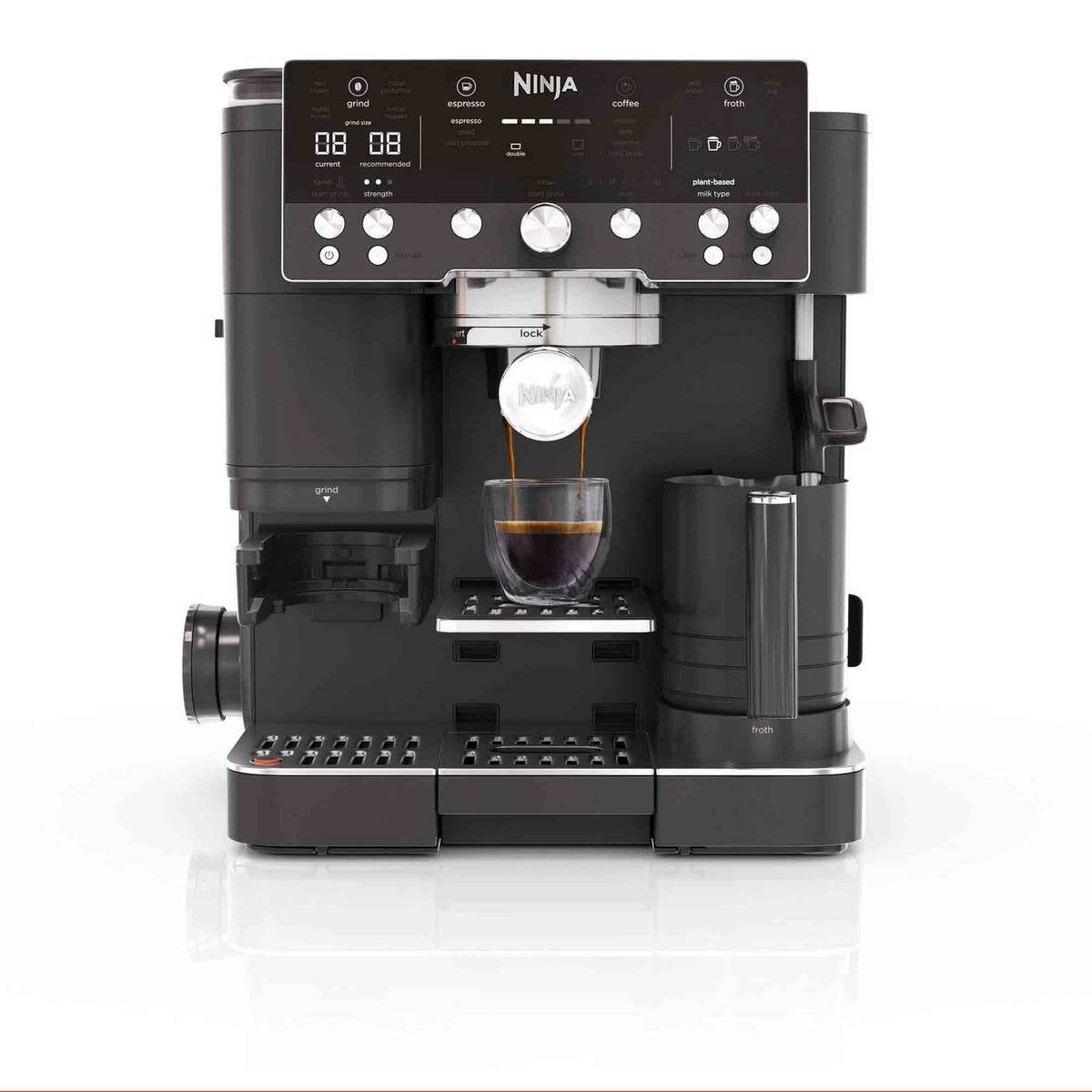 Ninja Luxe Café Premier Series Espresso Machine in Black - ES601UKBK