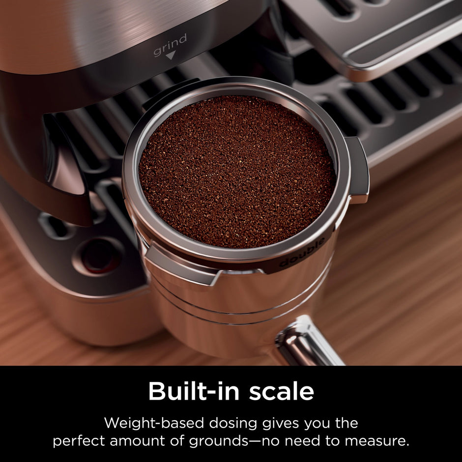 Ninja Luxe Café Pro Series Espresso Machine – Black and Stainless Steel – ES701UK