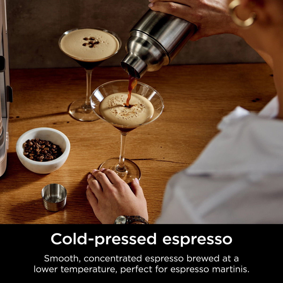 Ninja Luxe Café Pro Series Espresso Machine – Black and Stainless Steel – ES701UK