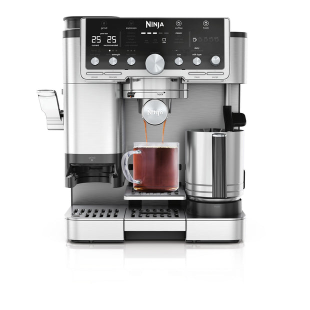 Ninja Luxe Café Pro Series Espresso Machine – Black and Stainless Steel – ES701UK