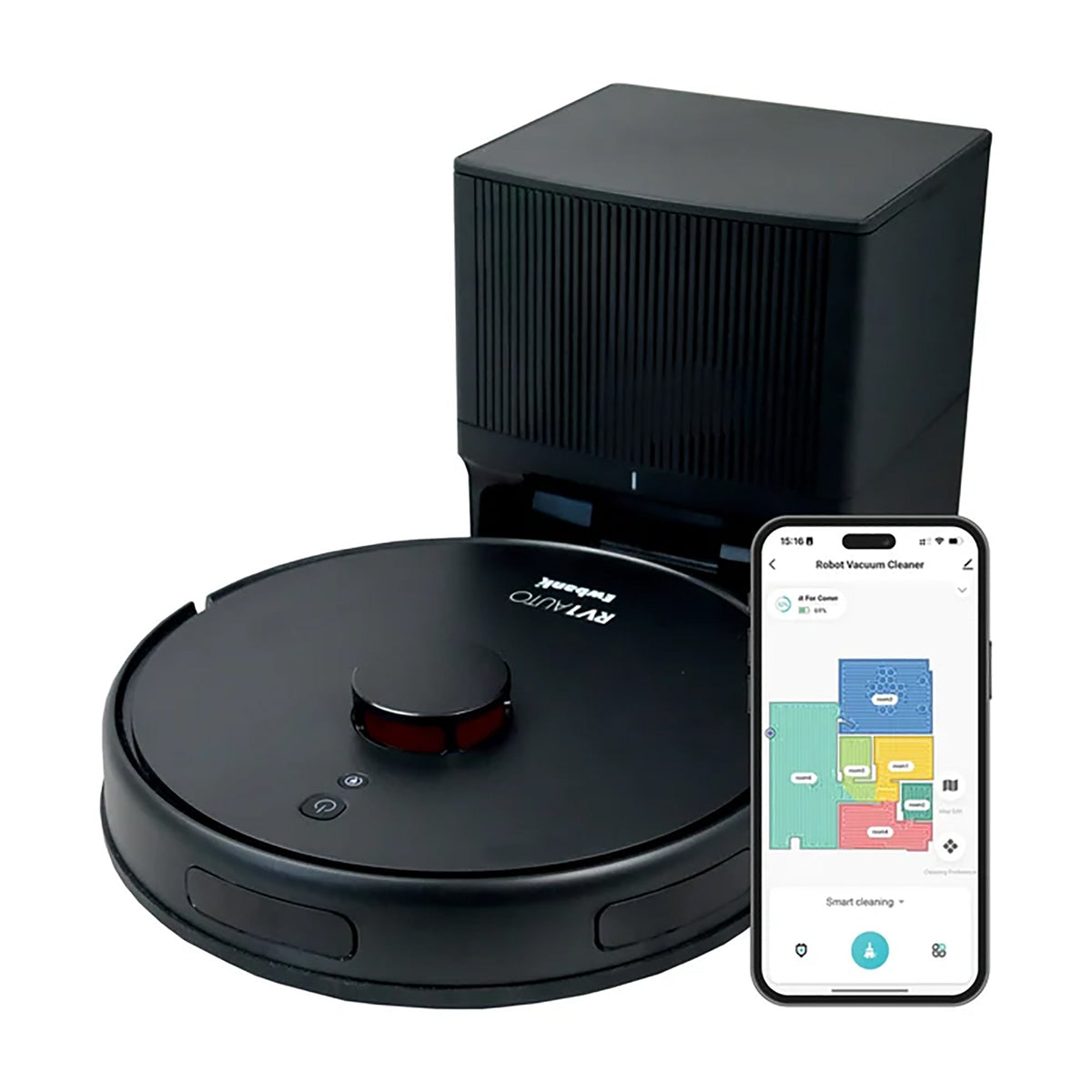 Ewbank RV1AUTO Robot Vacuum and Mop with Auto-Empty Station - EWVC04604