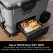 Ninja FrostVault 42L Wheeled Cooler with Dry Zone - Slate Grey - FB245UKGY