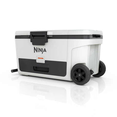 Ninja FrostVault 61L Wheeled Cooler with Dry Zone - Cloud White - FB265EUUKWH