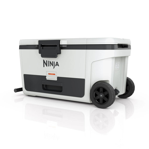 Ninja FrostVault 61L Wheeled Cooler with Dry Zone - Cloud White - FB265EUUKWH