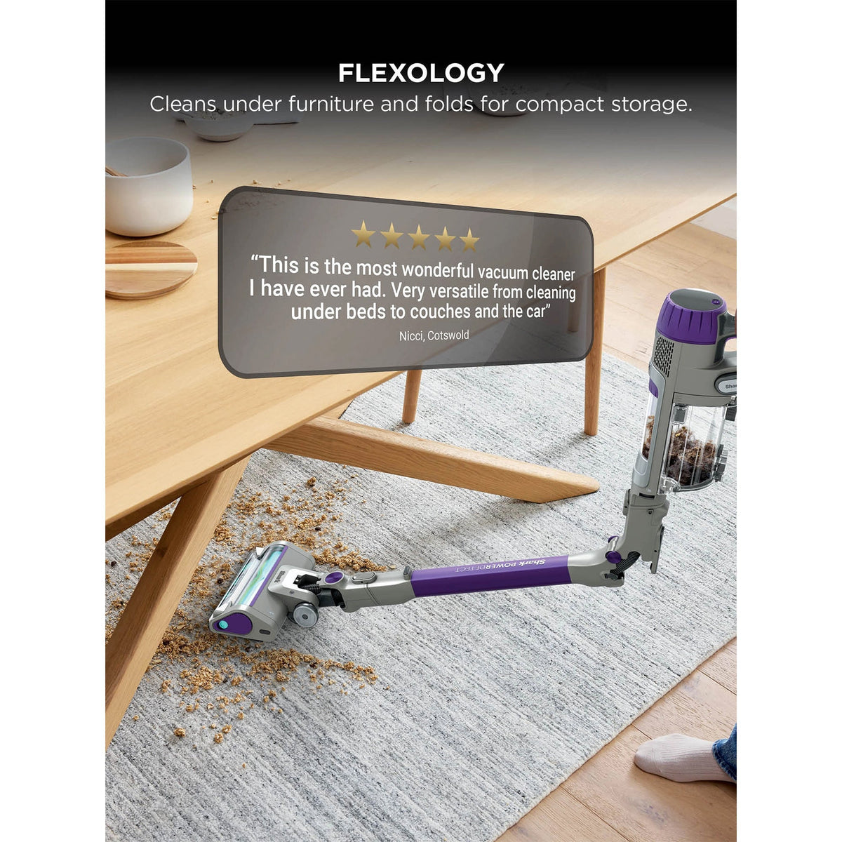 Shark PowerDetect Cordless Vacuum Cleaner - IP1251UK