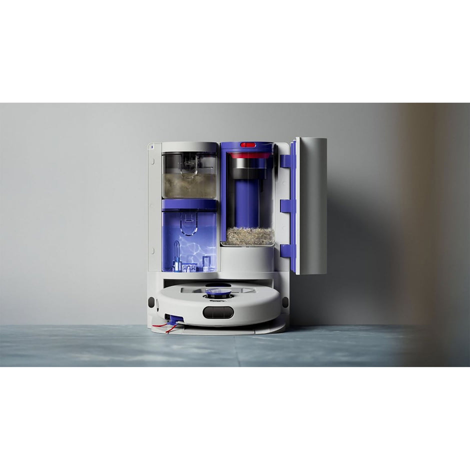 Dyson R2 Nurovi Wash and Dry Robot Vacuum Cleaner - Silver and Vinca Blue