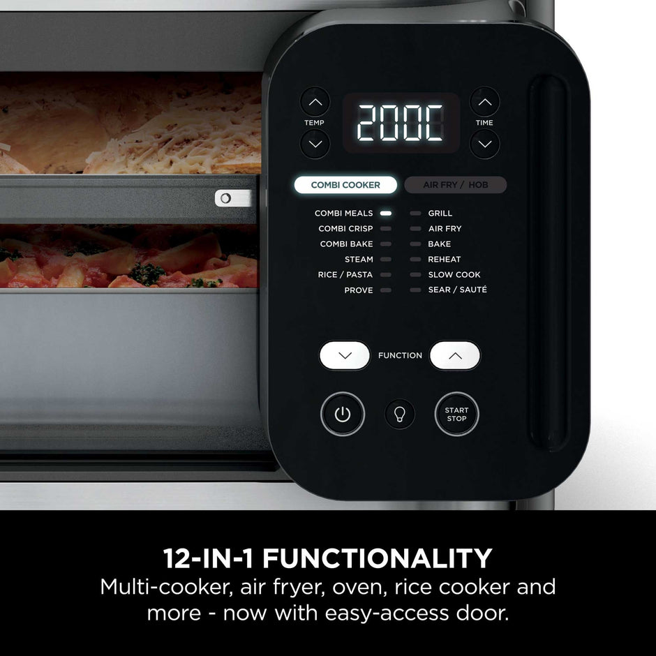 Ninja Combi 12-in-1 Multi-Cooker, Oven and Air Fryer in Grey | SFP700UK