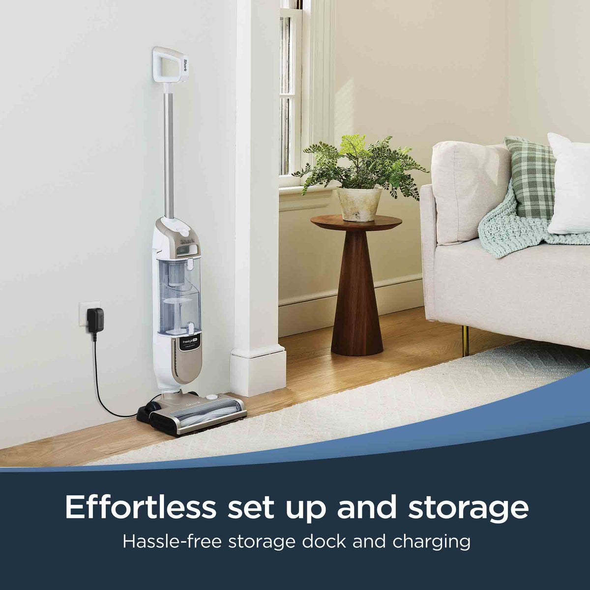 Shark Cordless Upright Vacuum Cleaner in Stone - SV2000UK