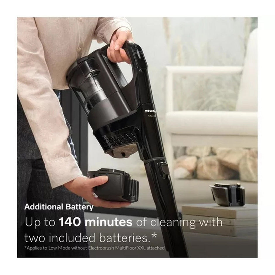 Miele Triflex HX3 Plus Cordless Vacuum Cleaner - Titanium Pearl - 140 Min Runtime