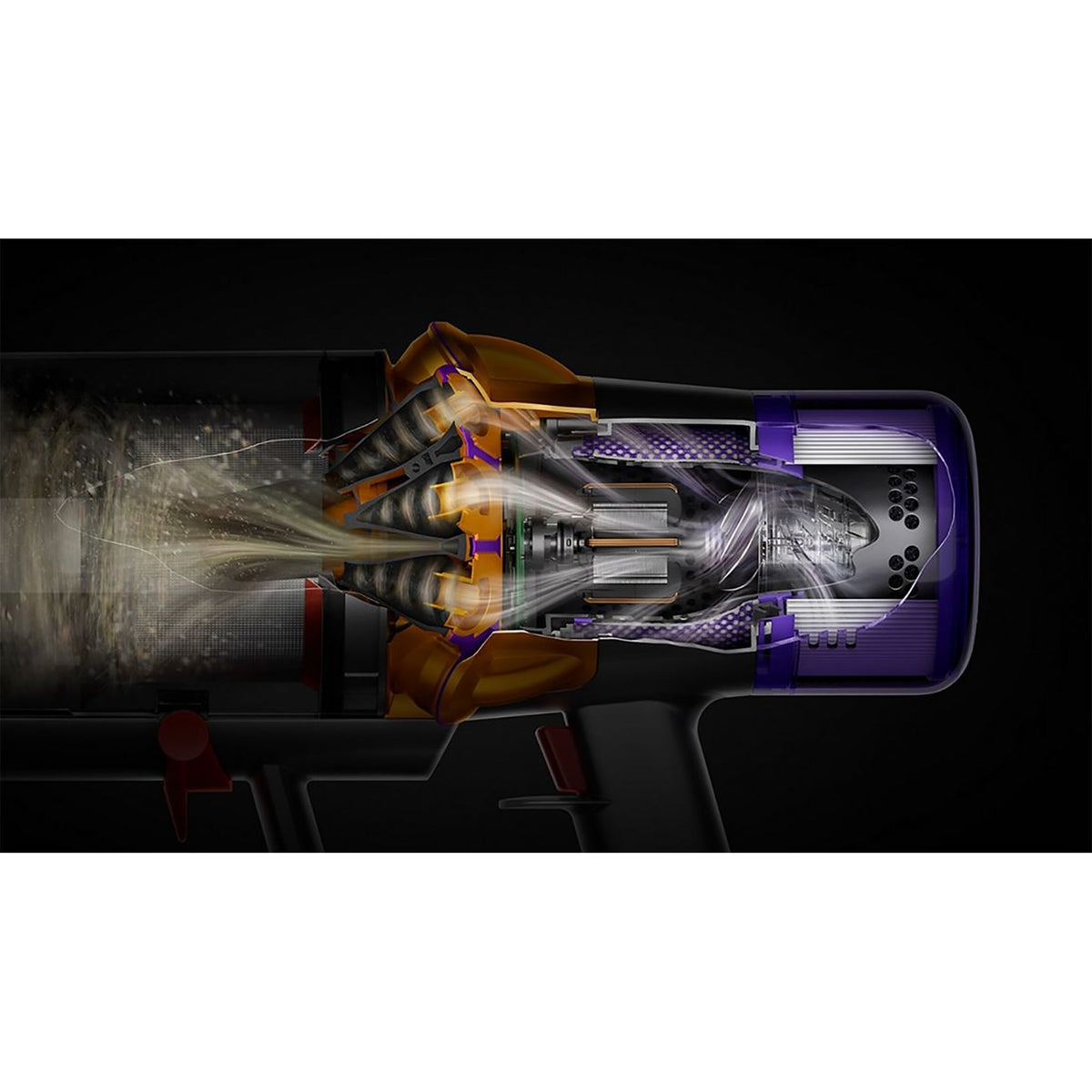 Dyson V12 Detect Slim Cordless Vacuum Cleaner - Yellow and Nickel