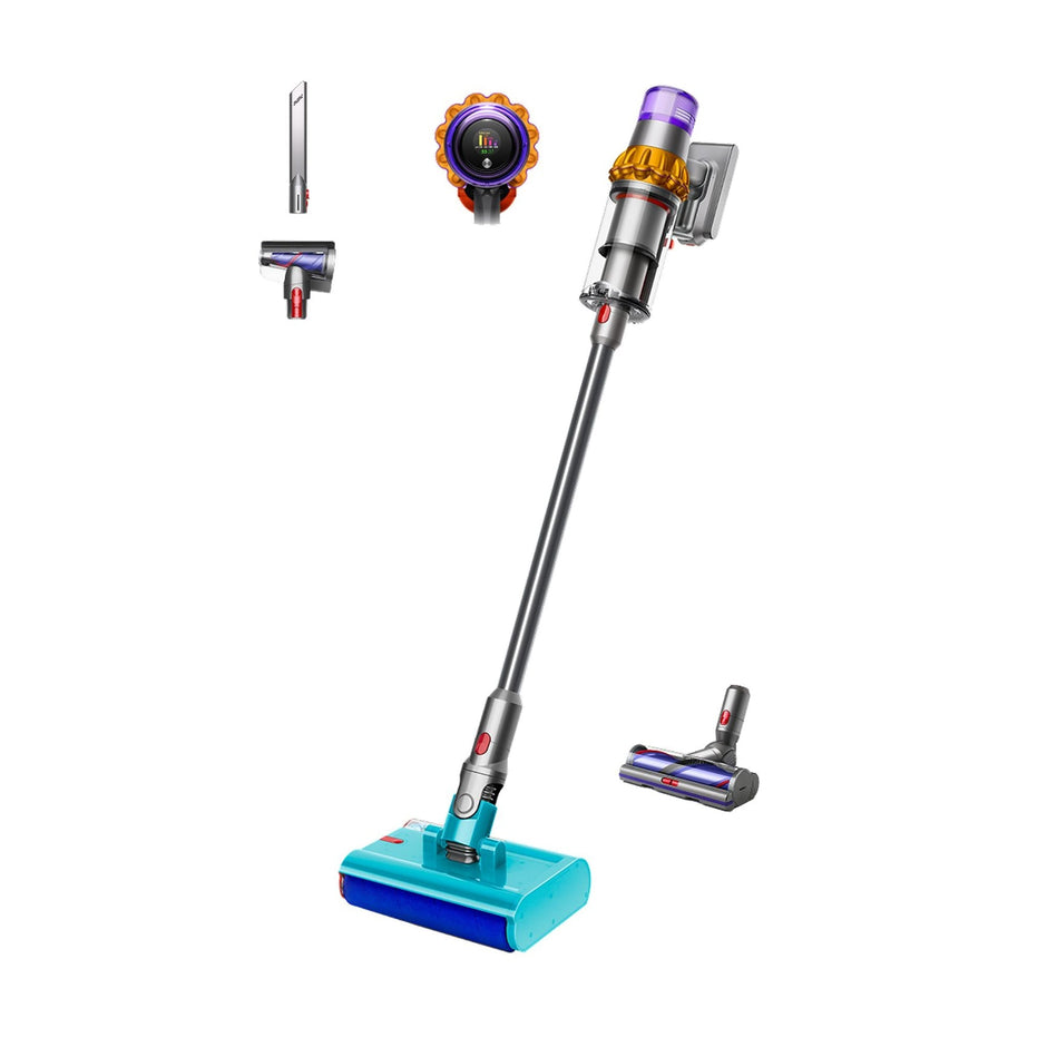 Dyson V15s Detect Submarine Wet and Dry Cordless Vacuum - Yellow and Nickel