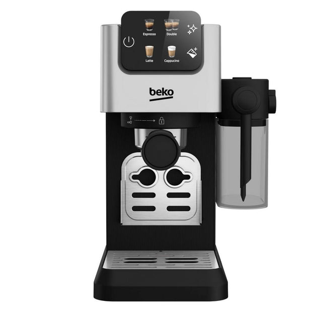 Beko CaffeExperto Manual Espresso Machine with Steam Wand in Silver - CEP5304X
