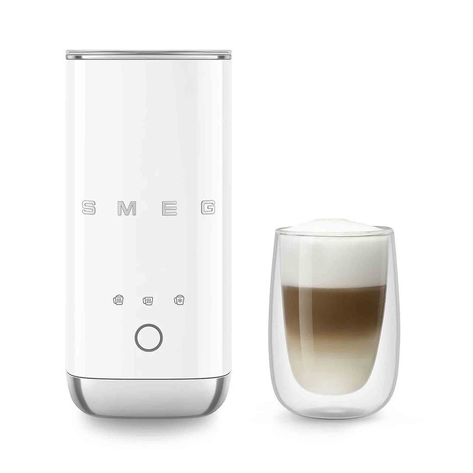 Smeg Mini Milk Frother in White MFF02WHUK