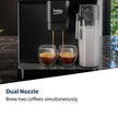 Beko CaffeoExperto Bean to Cup Fully Automatic Espresso Coffee Machine with Integrated Milk Jug in Silver - CEG7304X