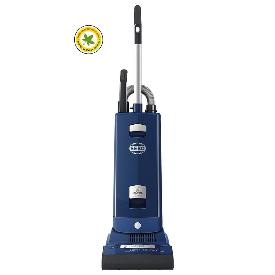 Sebo Automatic X7 Extra Upright Vacuum Cleaner in Blue - 91506GB