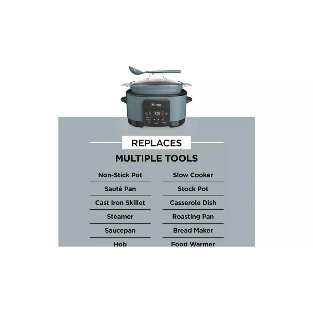 Ninja Foodi Possible Cooker 8-in-1 Slow Cooker in Blue MC1001UK