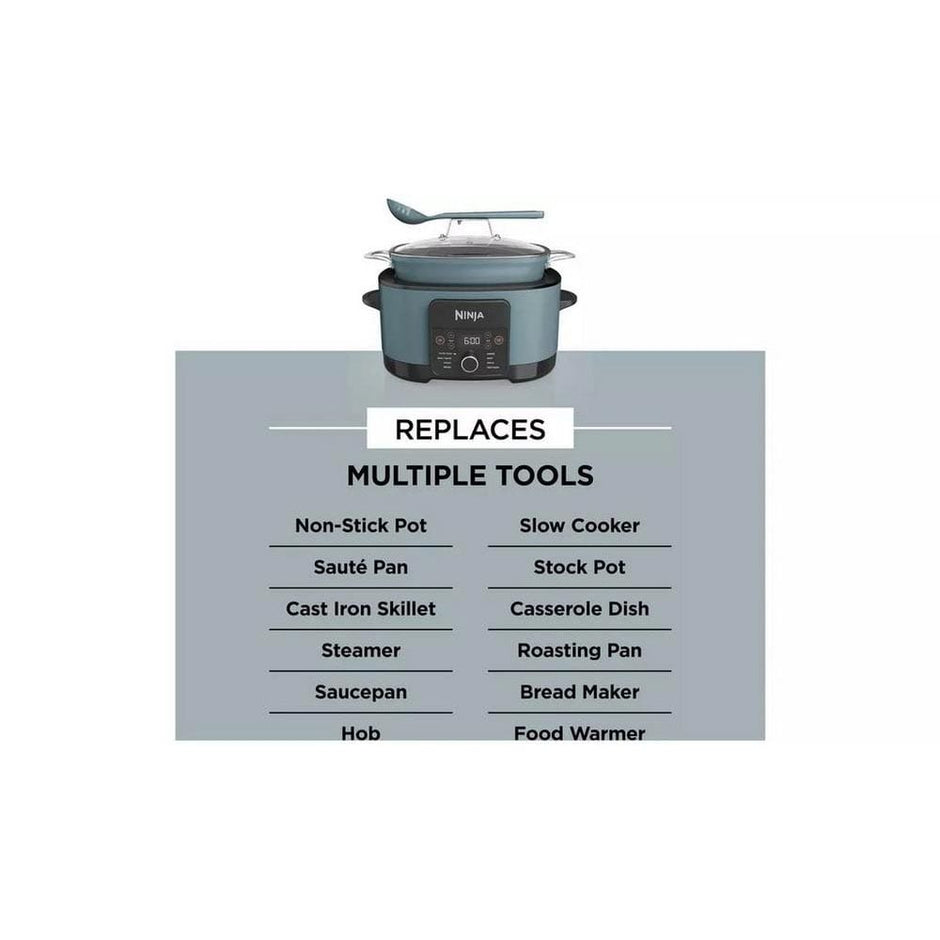 Ninja Foodi Possible Cooker 8-in-1 Slow Cooker in Blue MC1001UK