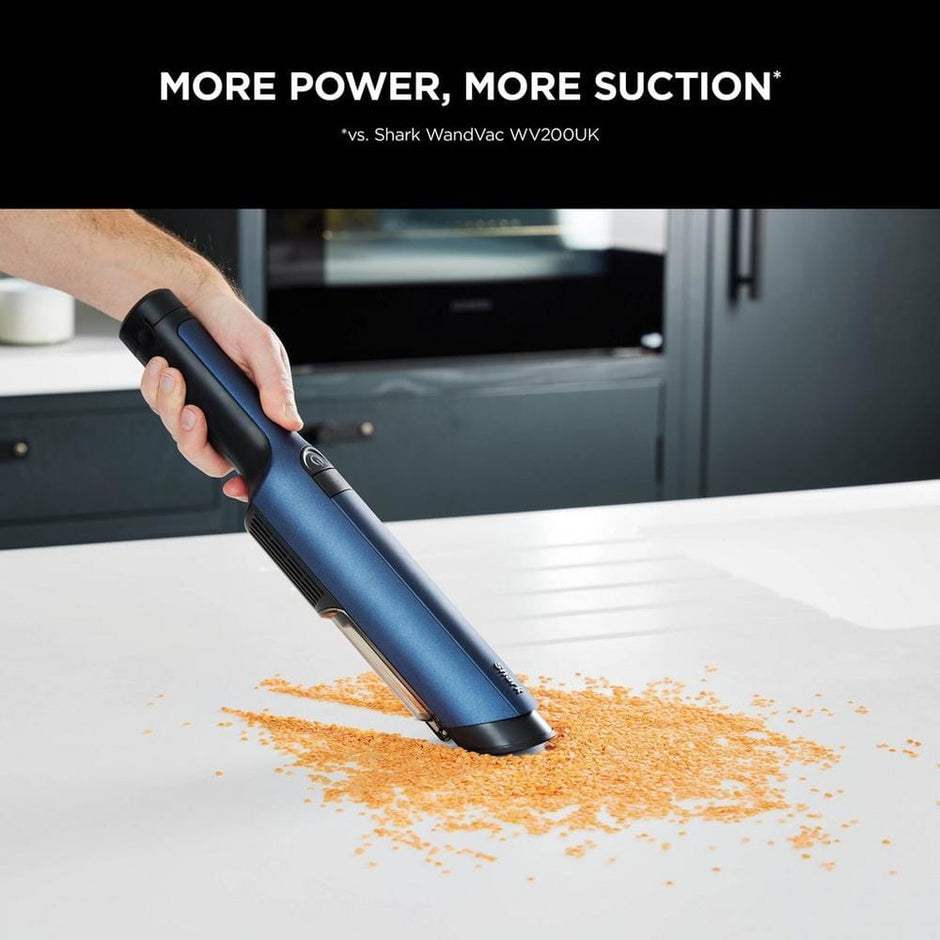 Shark Wandvac 2.0 Handheld Cordless Vacuum Cleaner - 15 Minutes Run Time - Blue WV270UK