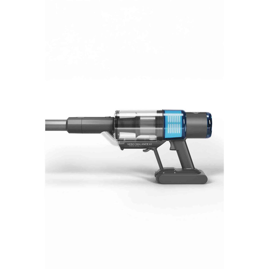 Sebo Balance A1 Cordless Stick Vacuum - Basalt Grey/Blue - 95001GB