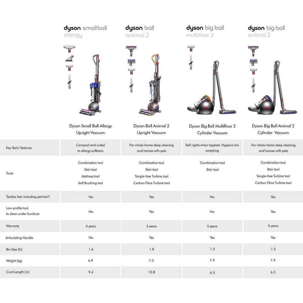 Dyson Big Ball Animal 2 Cylinder Vacuum Cleaner in Grey