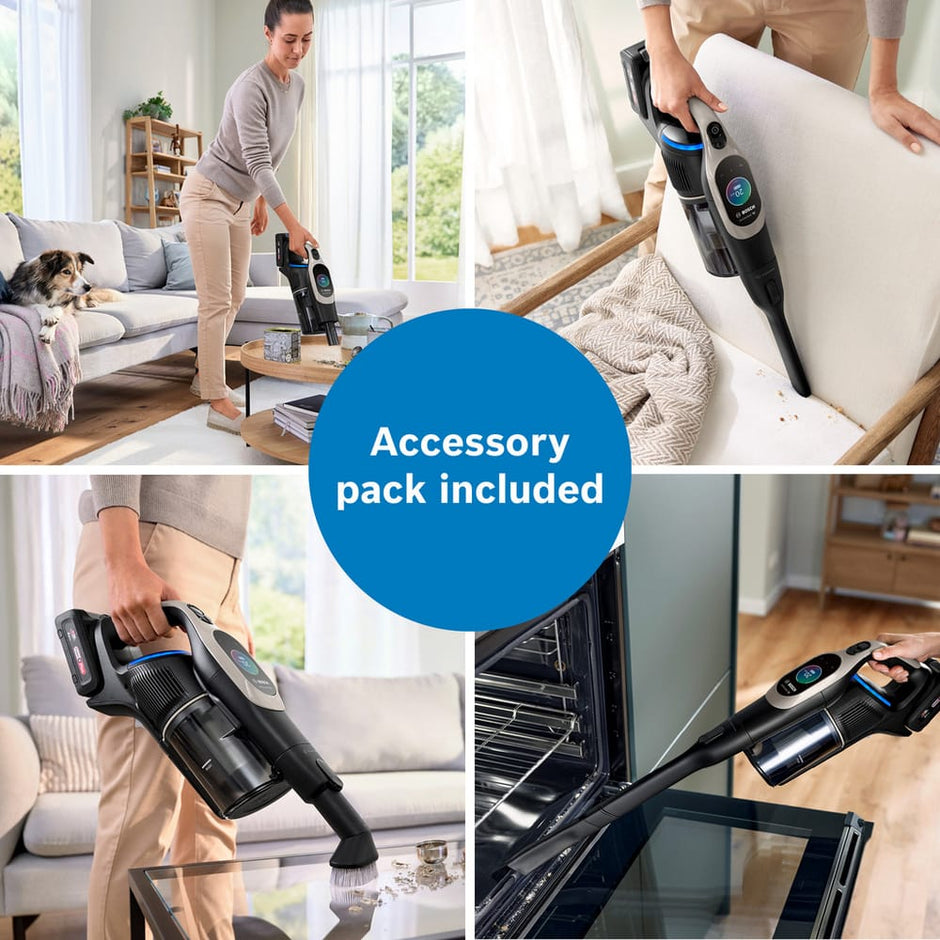 Bosch Unlimited 10 Cordless Vacuum Cleaner with up to 80 Minutes Run Time - BBS1041GGB
